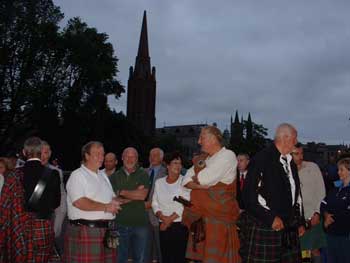 David arrives in Aberdeen