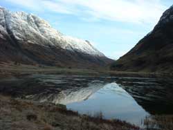 Glencoe in the winter